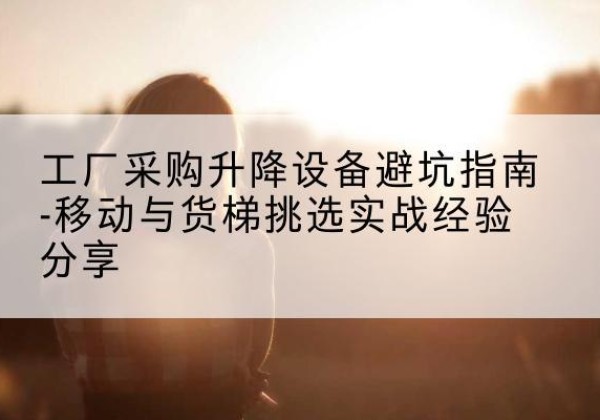 泊头移动式升降机怎么选-工厂采购升降设备避坑指南-移动与货梯挑选实战经验分享